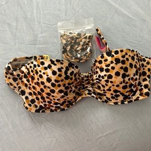 Victoria secret animal print bathing suit top